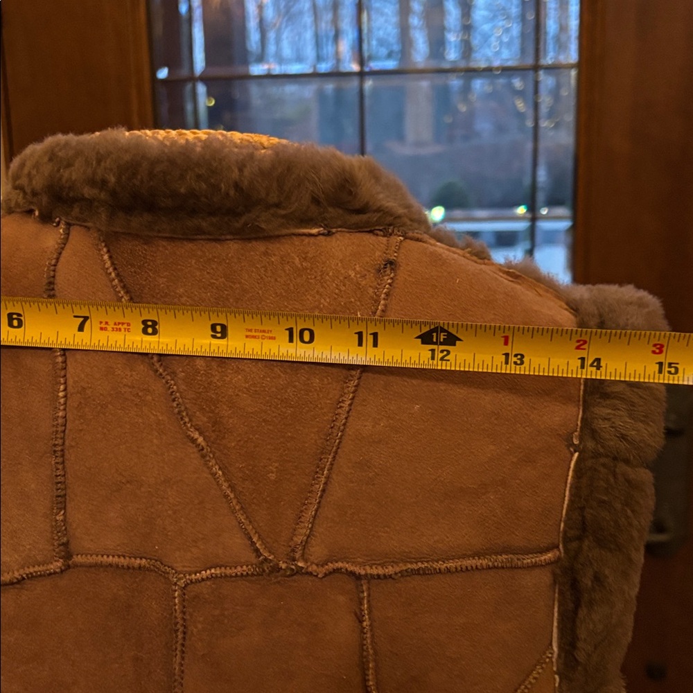 Reversible Patchwork Sheepskin Vest - image 3